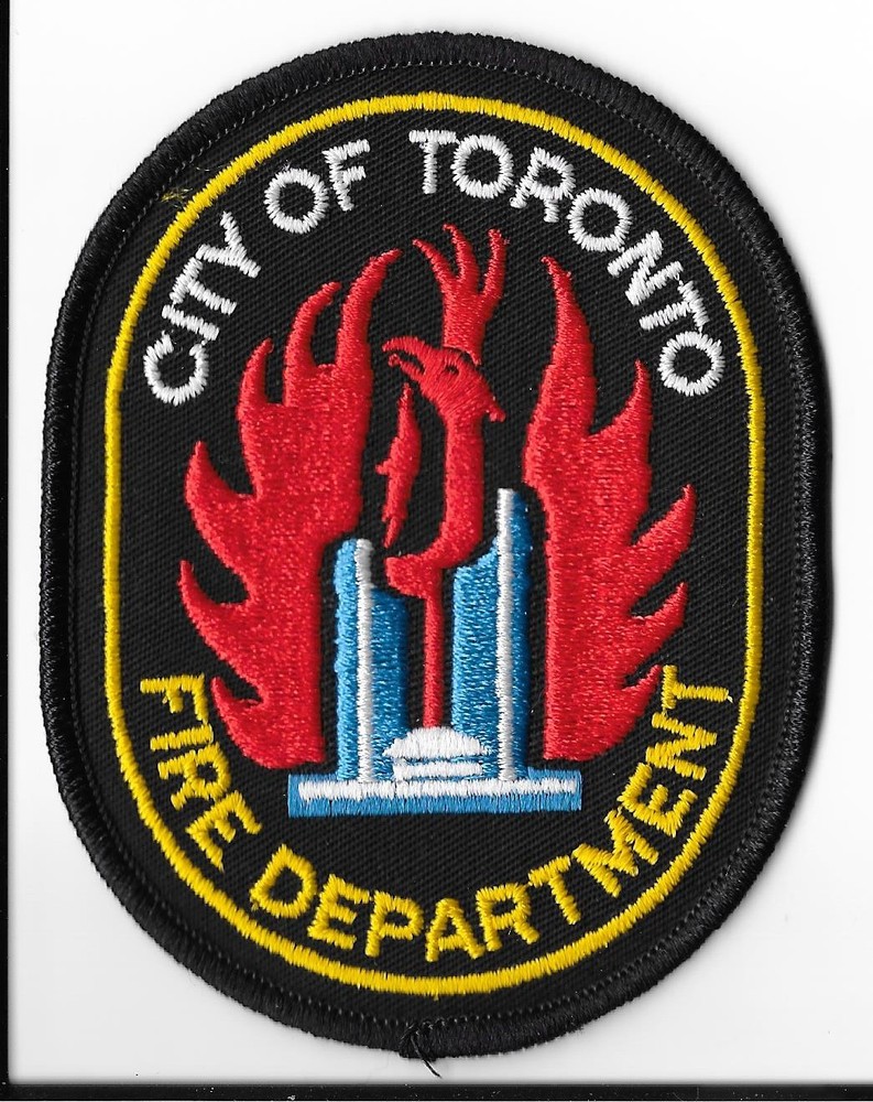 Toronto Fire Department, Canada Shoulder Patch V1