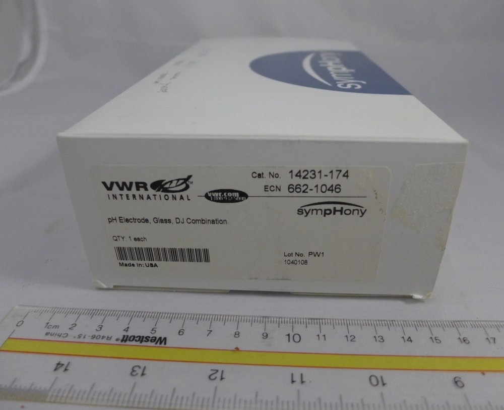 VWR pH Double Junction Glass Combo Electrode, 14231-174