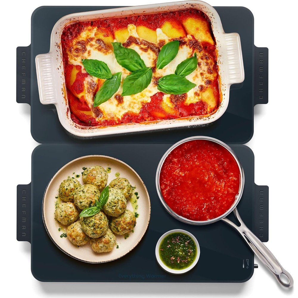 Chefman Everything Warmer Electric Warming Tray - Midnight (Open Box)