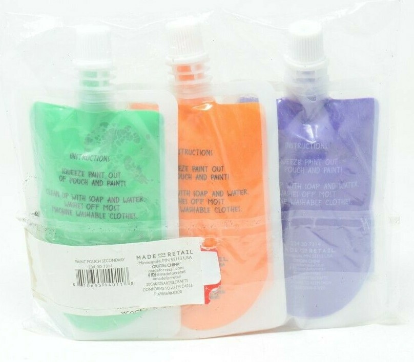 Tempera Paint Pouches-3 Pack