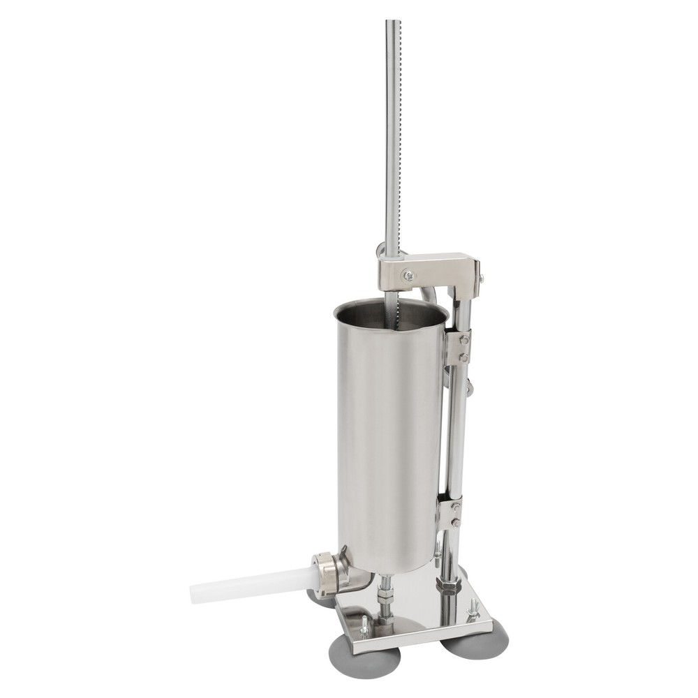 Homemade 8lbs 3.5L Vertical Sausage Stuffer Meat Filler Maker With 8pcs Tubes US