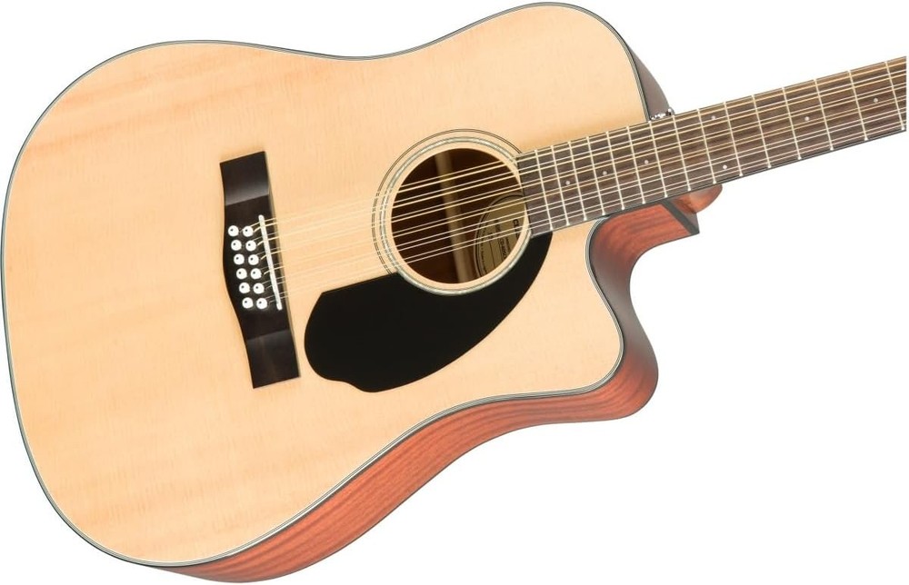 FENDER CD-60SCE DREADNOUGHT 12 STRING ACOUSTIC ELECTRIC GUITAR, WALNUT...