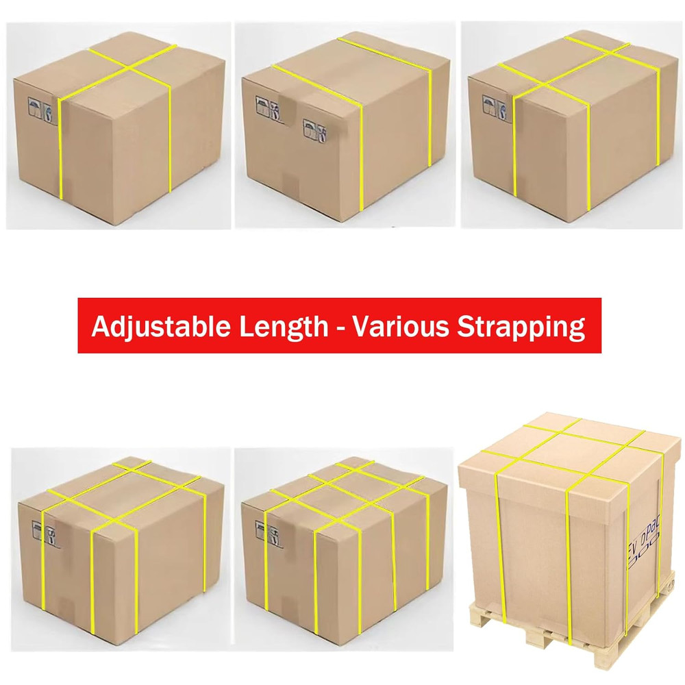 Banding Strapping Kit, Packaging Strapping Tool, with 5900" Length Poly Strappin