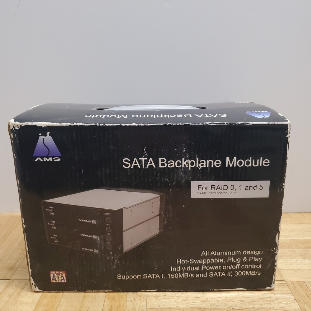 Ams Venus ATA Serial Sata Backplane Module For Raid 0, 1 And 5 Model DS-2131SSBK