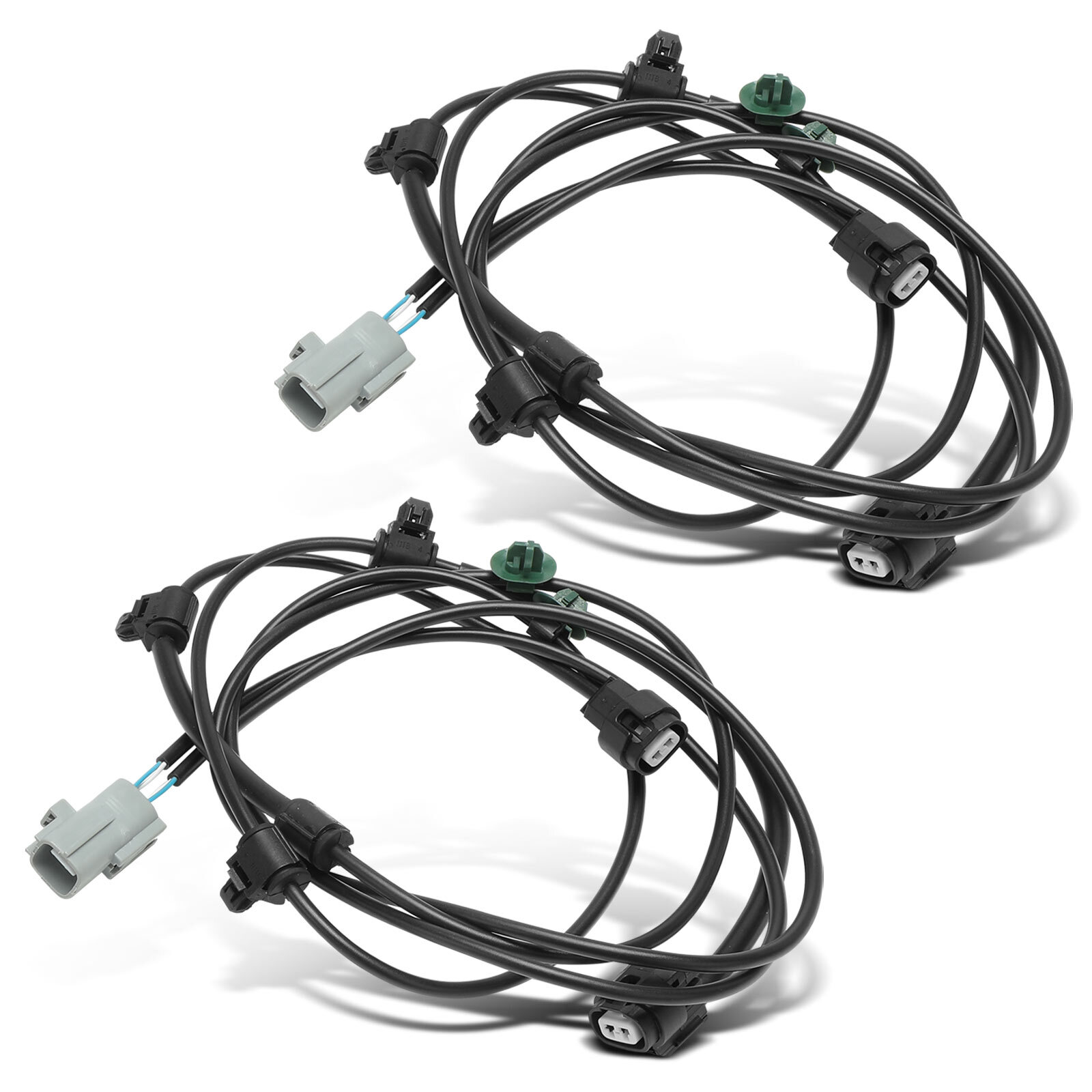 2x Rear Side ABS Wheel Speed Sensor Wiring Harness for Toyota Tacoma 2005-2015