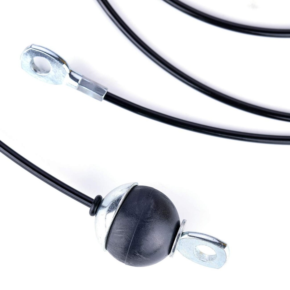 Fitness Pulley Cable,Replacement Cable Machine Accessories,Cable 59", black