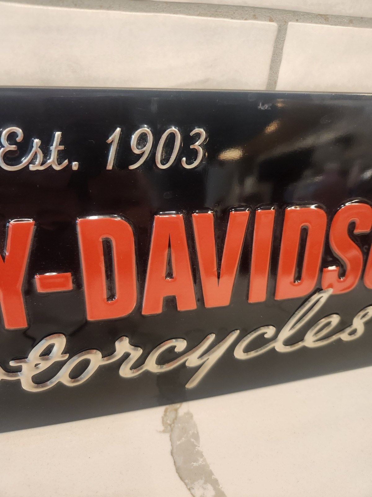 Harley Davidson Ande Rooney HD Motorcycle Tin Metal Sign Man Cave Garage Gift