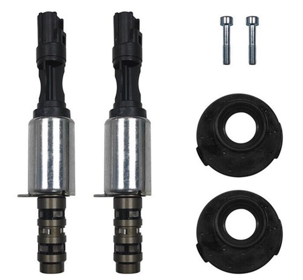 2PCS Genuine Solenoid 8L3Z-6M280-B VCT For Ford 04-10 F-150 Expedition 4.6L 5.4L