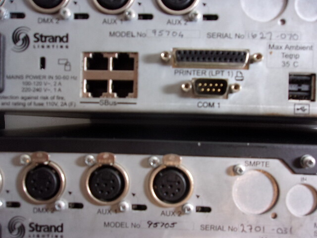 3 CARDS FO STRAND LIGHTING 300 SERIES COMPUTER PROCESSOR MODELS 95705,95704