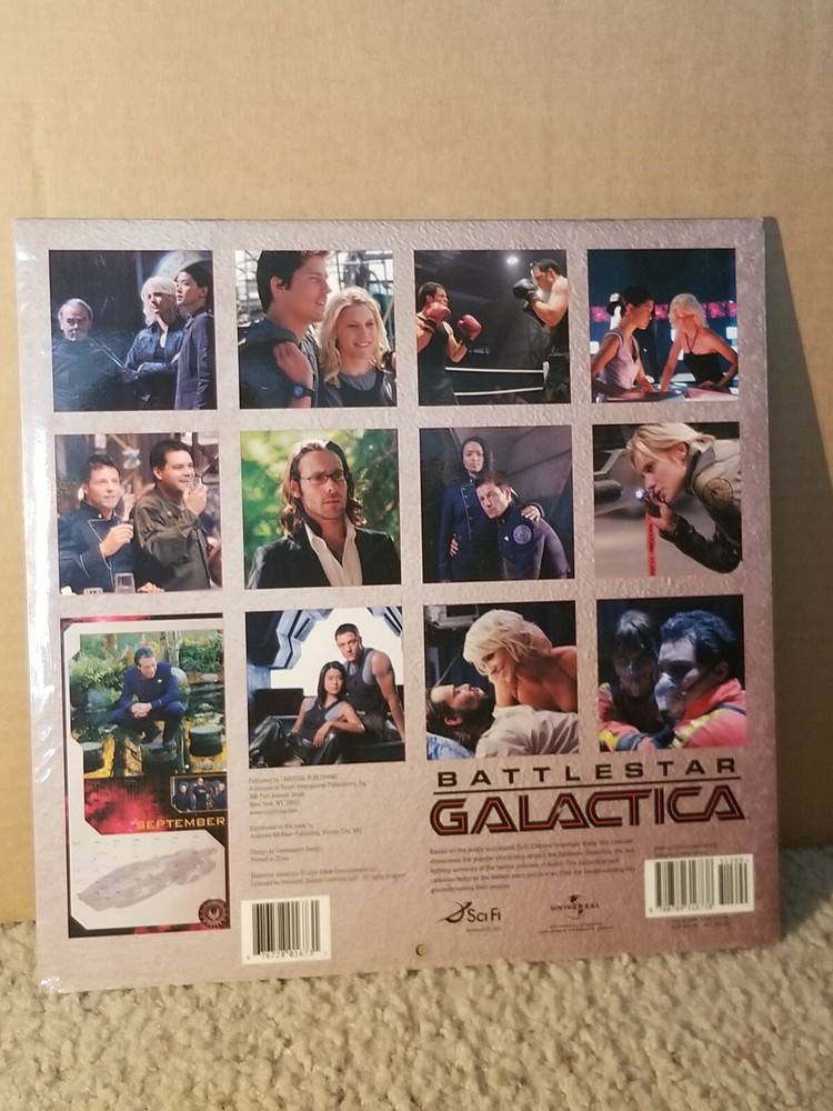 Battlestar Galactica 2008 Calendar - Unopened