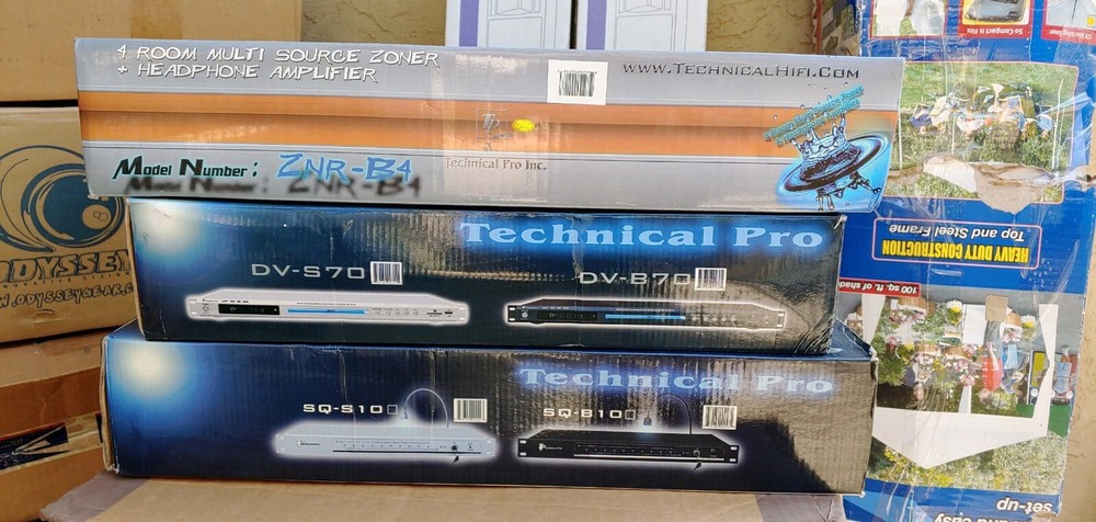 Technical Pro ZNR-S4 4-Room Multi Source Zoner Headphone Amplifier