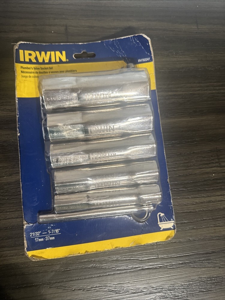 Irwin Plumber’s Valve Socket Set IRHT82247