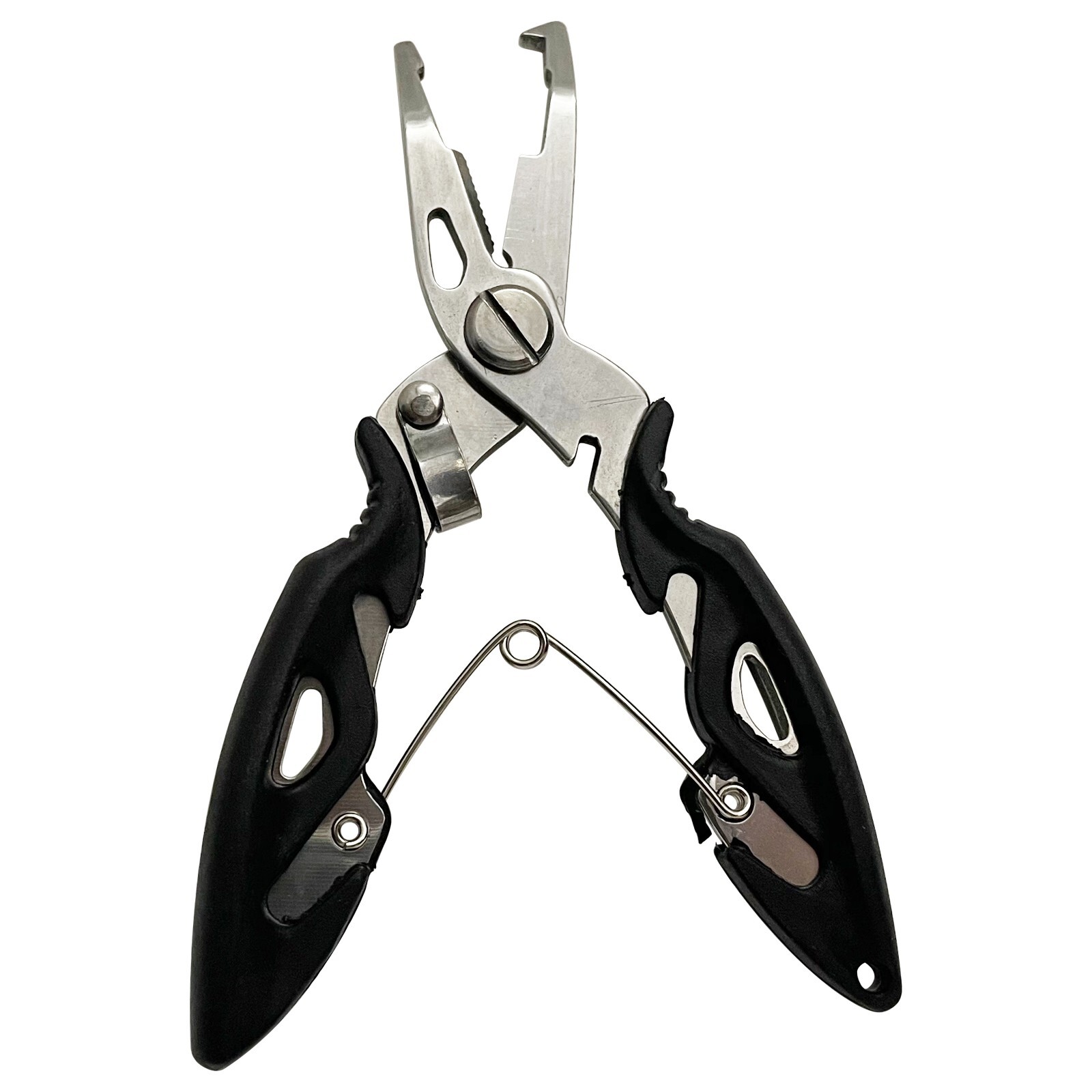 5” Lure Pliers Fishing Pliers Aluminum Split Ring-Hook Remover-Line Cutter