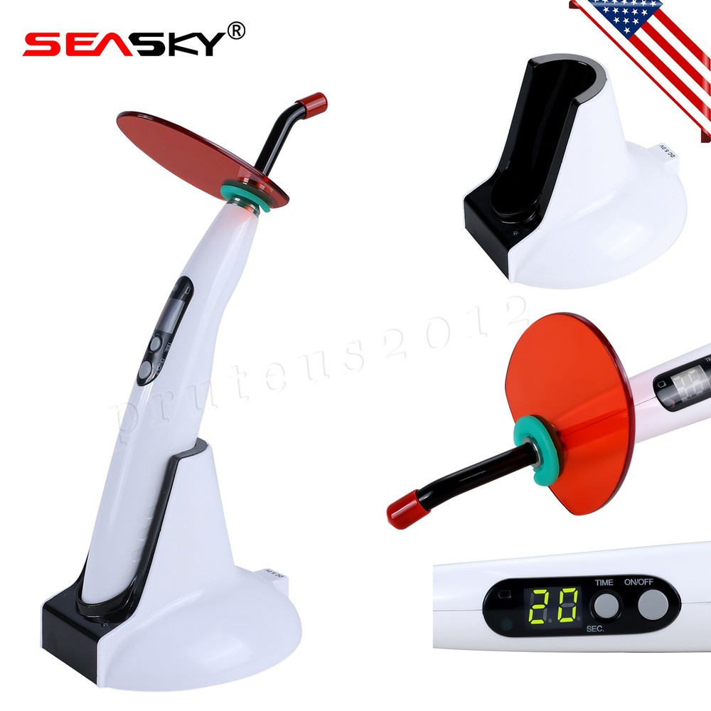 3pcs Dental Wireless Curing Light Lamp LED-B 5 Second Curing 1500mW/cm²