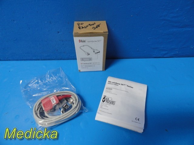 Masimo RD rainbow SET MD20-12 Patient Cable Ref 4073 / Dräger Ref MS33758 ~37914