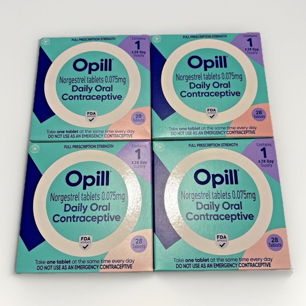112 Day Supply Opill Norgestrel Tablets 0.075mg Daily Oral Contraceptive 12/2025