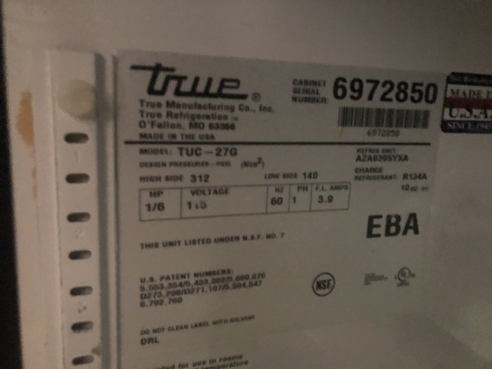 true commercial refrigerator