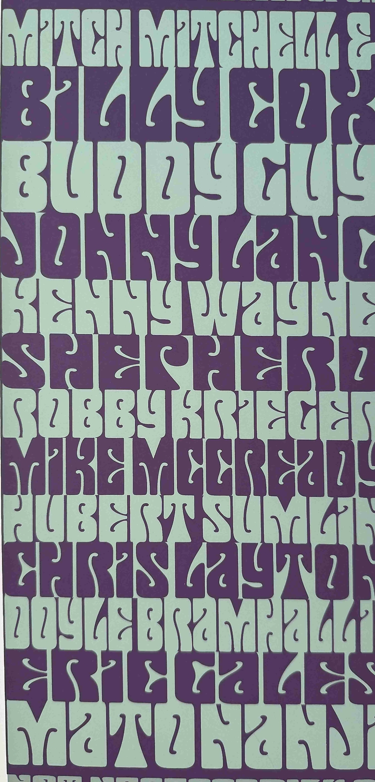 Experience Hendrix Jimi Poster Mitch Mitchell's final show Signed Gary Houston