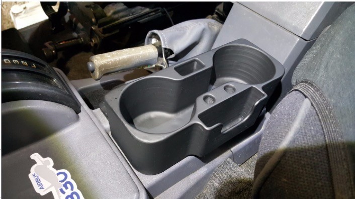 70 Series Toyota Landcruiser Console Mount Double Cup Holder