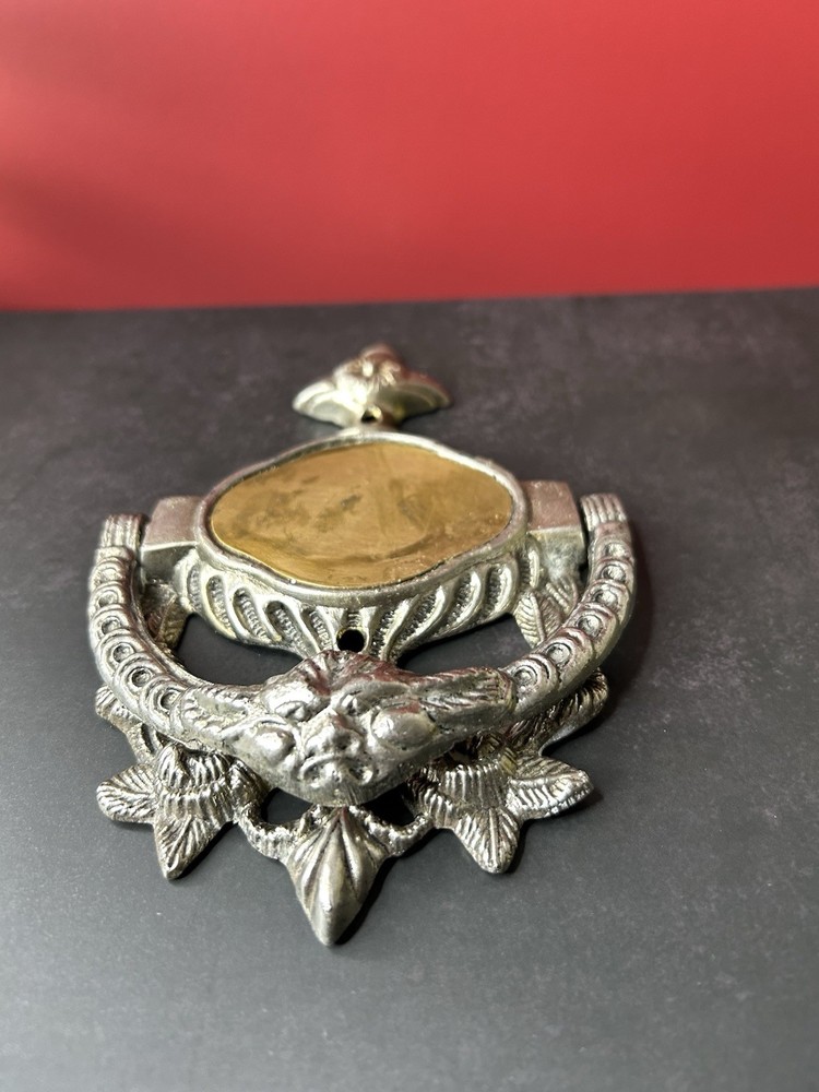 Ornate Solid Brass Gargoyle Personalize Door Knocker Made In England