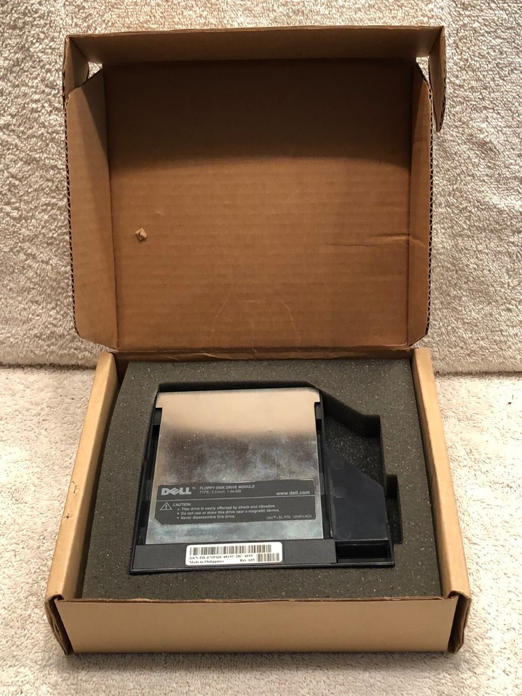 Floppy Disk Drive Module by Dell, Type: 3.5-in, 1.44-MB