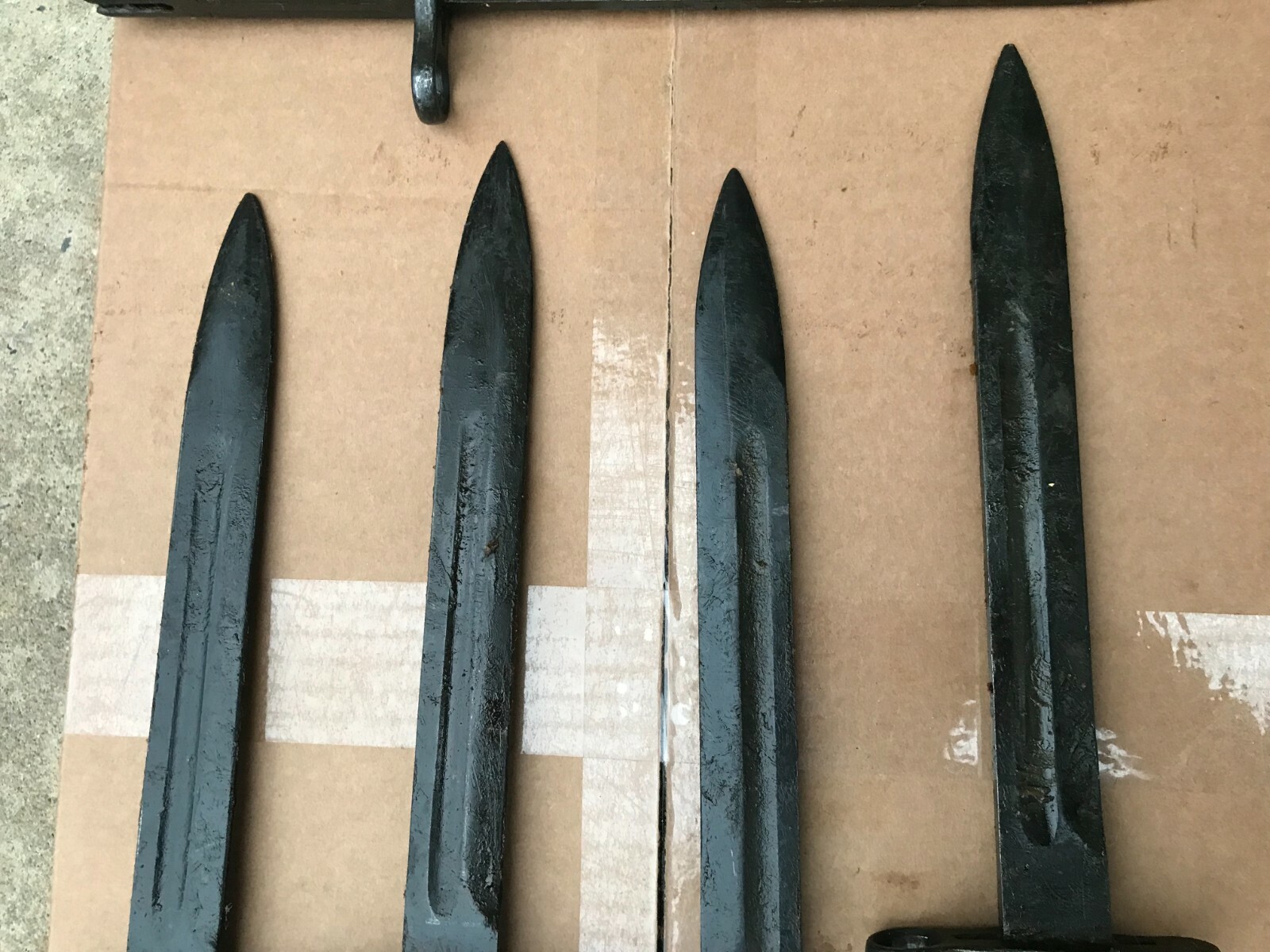 WWII Type Model M1 Garand Bayonet 1903 Springfield 1903A3 Knife Black USED