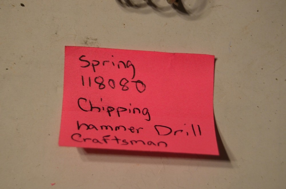 Craftsman spring 118080 Chipping hammer
