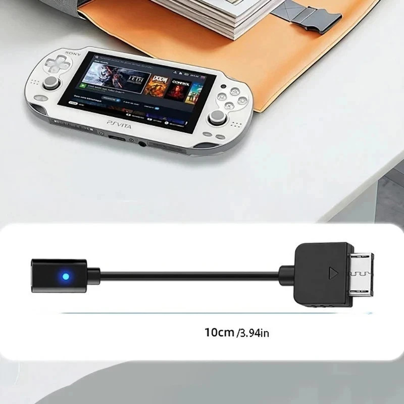 USB C Cable for Playstation Vita 1000 Controller Charging Adapter Type C LED*