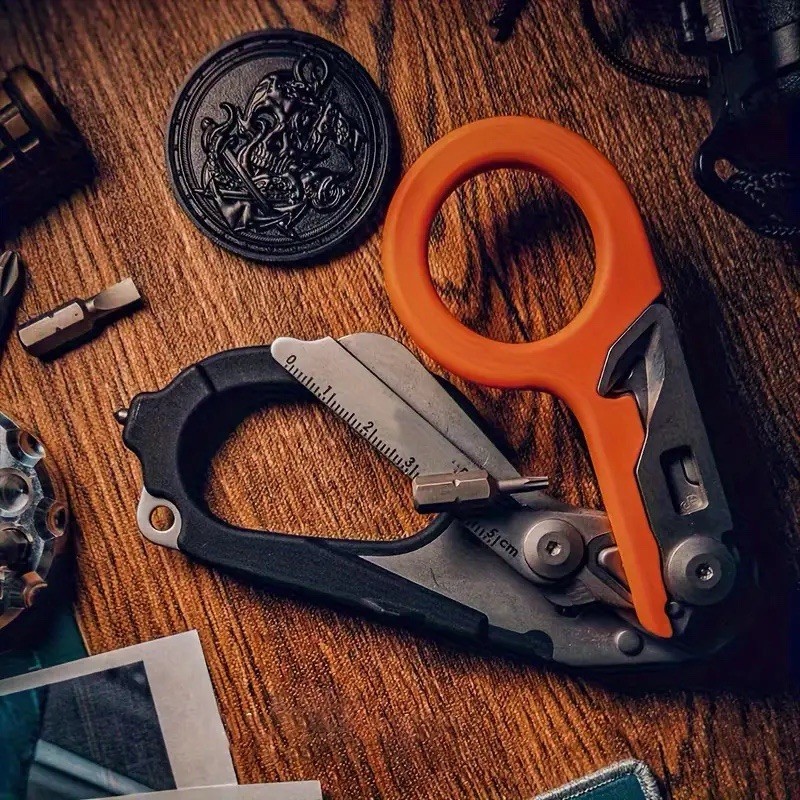 Life Saving Emt Scissors Multi Function Sharp Ring Cutter Wrench Belt Cutter