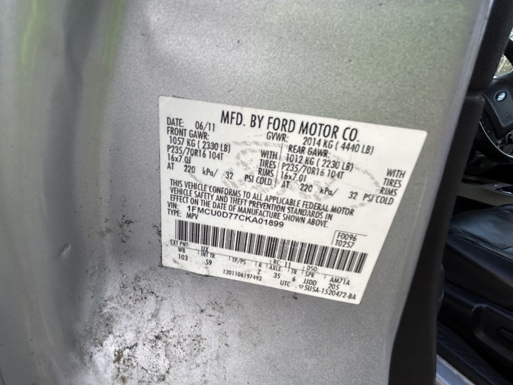 Fuse Box Engine VIN 7 8th Digit Fits 2011-2012 ESCAPE OEM