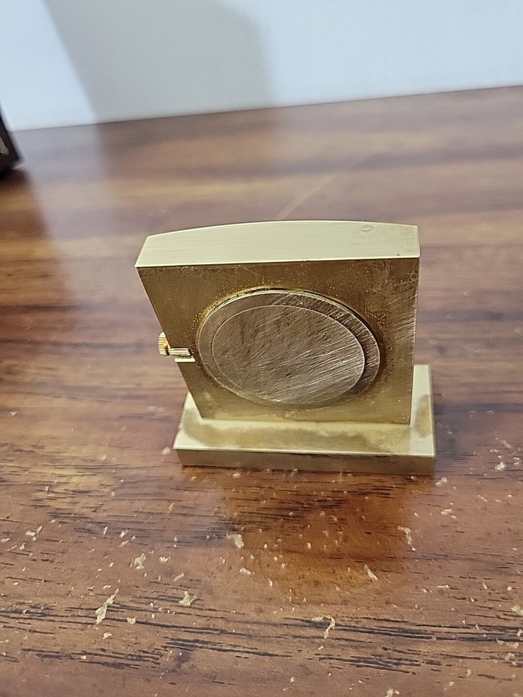 Levitz Time Piece Employee Award Solid Brass 2 3/8" Swiss Made Untested