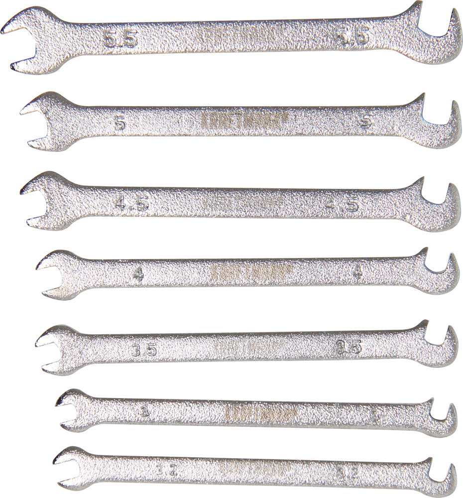 BGS - Mini Combination Thin Spanner Set - 3 to 5.5 mm - 1239