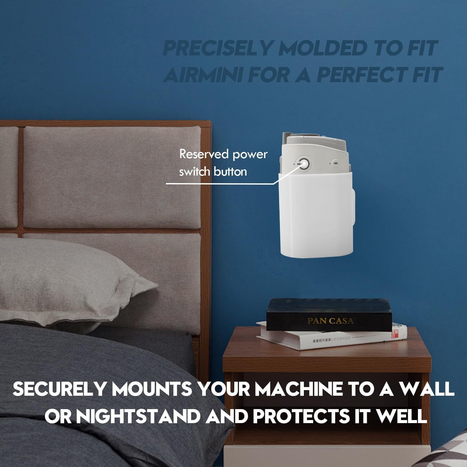 Cpap AirMini Mount Kit for Air Mini-with Travel Storage Bag,Wall Mount Stand...