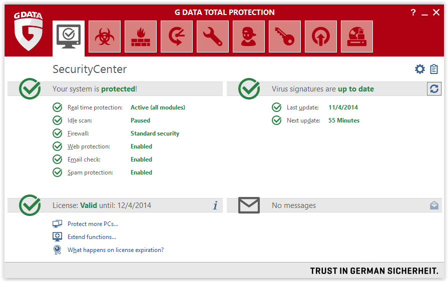 G DATA Total Protection 3 PC 2024 VOLLVERSION / Upgrade GDATA Total Security ESD