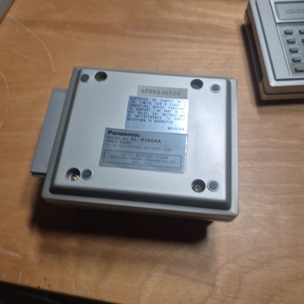 Vintage Panasonic RL-H1400 HHC Computer - with printer / leather case untested