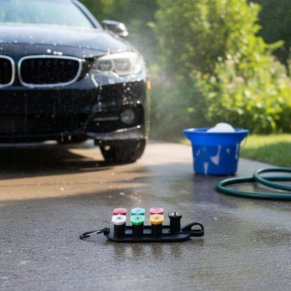 Car Wash Spray Nozzle Tips Includes Holder Quick Connect Spray Tips
