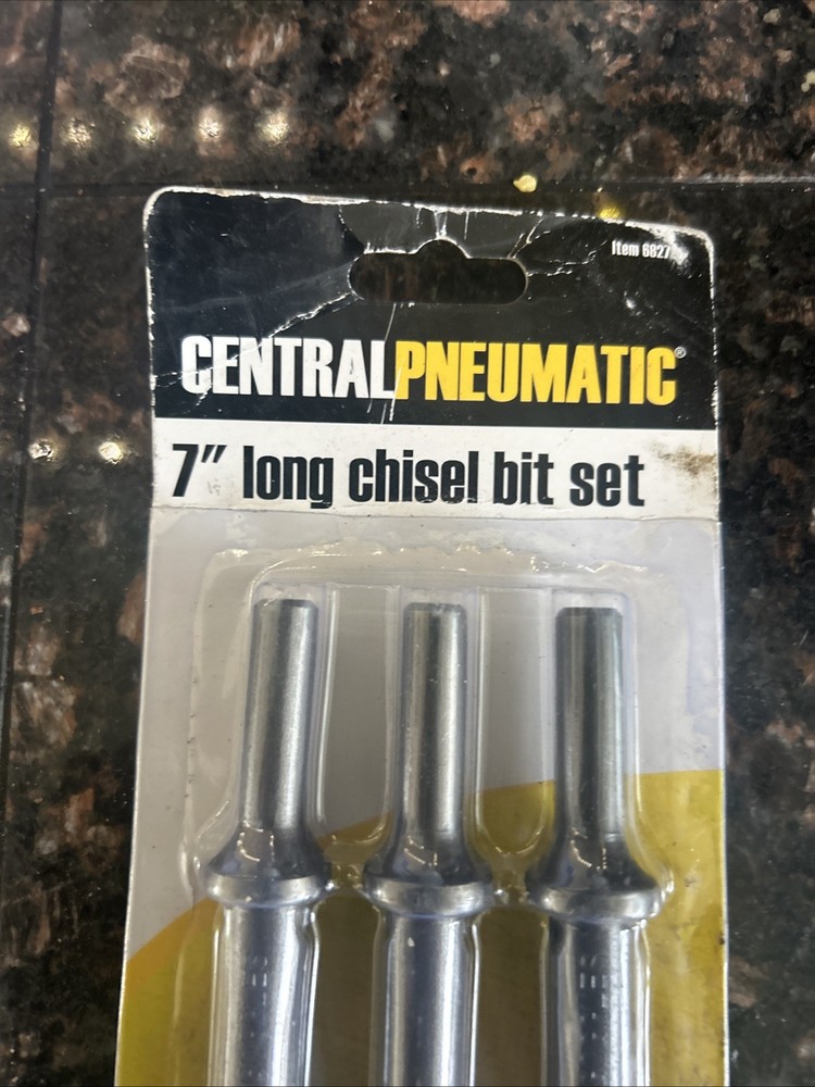 3PC EXTRA LONG BIT SET FOR AIR CHISEL PUNCH HAMMER TOOL FLAT TAPERED BOLT CUTTER