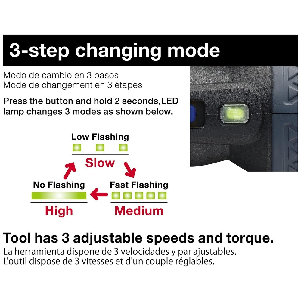 Ergonomic e-ASSIST Screwdriver with 3 Speeds & 5PC Bit Set - Innovative Tool