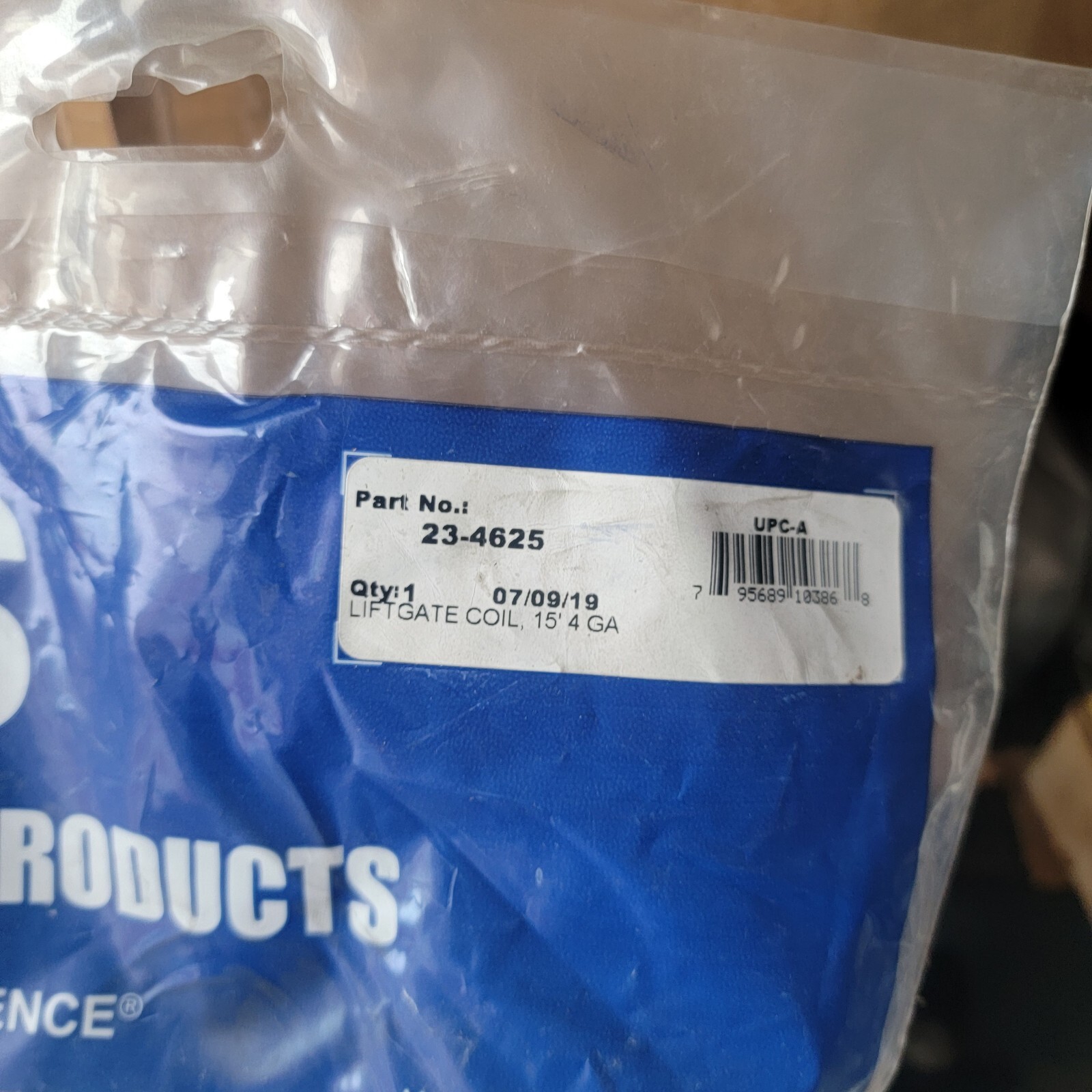 Phillips Industries 23-4625 Liftgate Coil 15' / 4 GA Liftgate Harness Connector