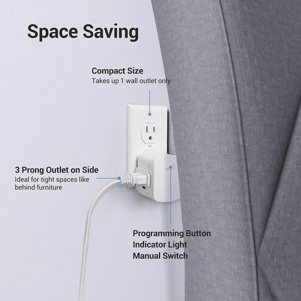 DEWENWILS Remote Control Outlet Wireless Remote Light Switch 100 FT Long Range