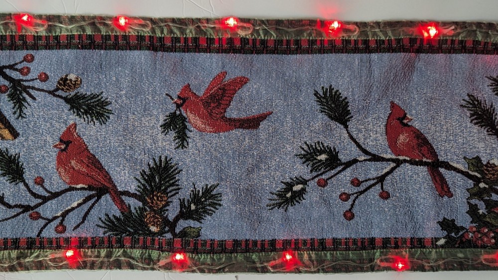 Lighted Christmas Table Runner