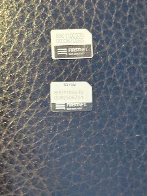 Used First Net sim card for activation bypass/testing only (Nano Sim)