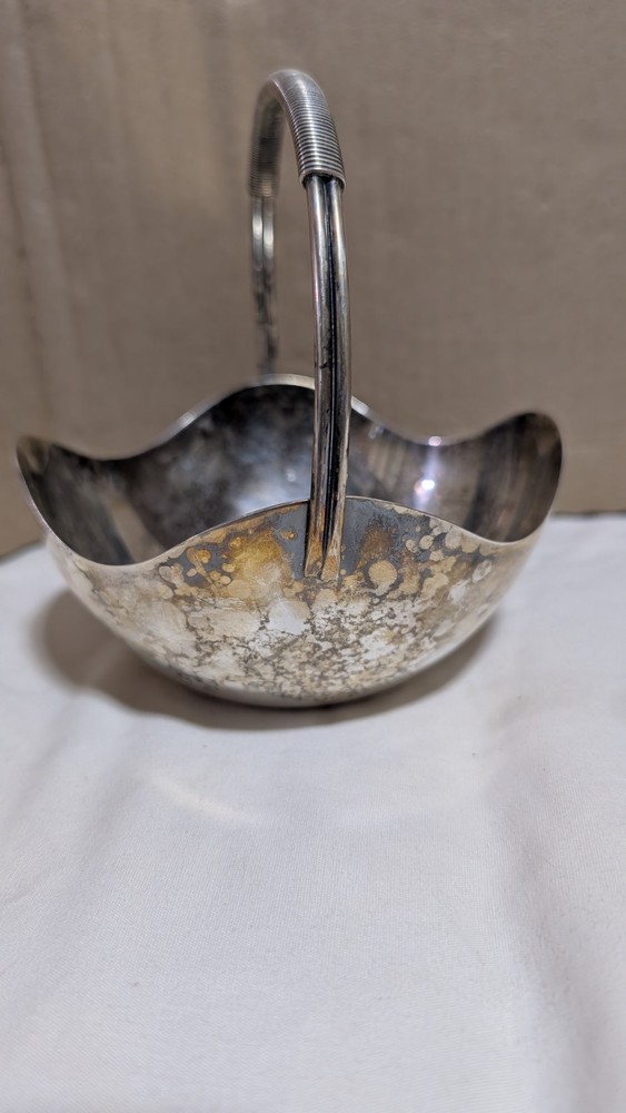 Vintage Silver Plated Candy Dish From Denmark. #149