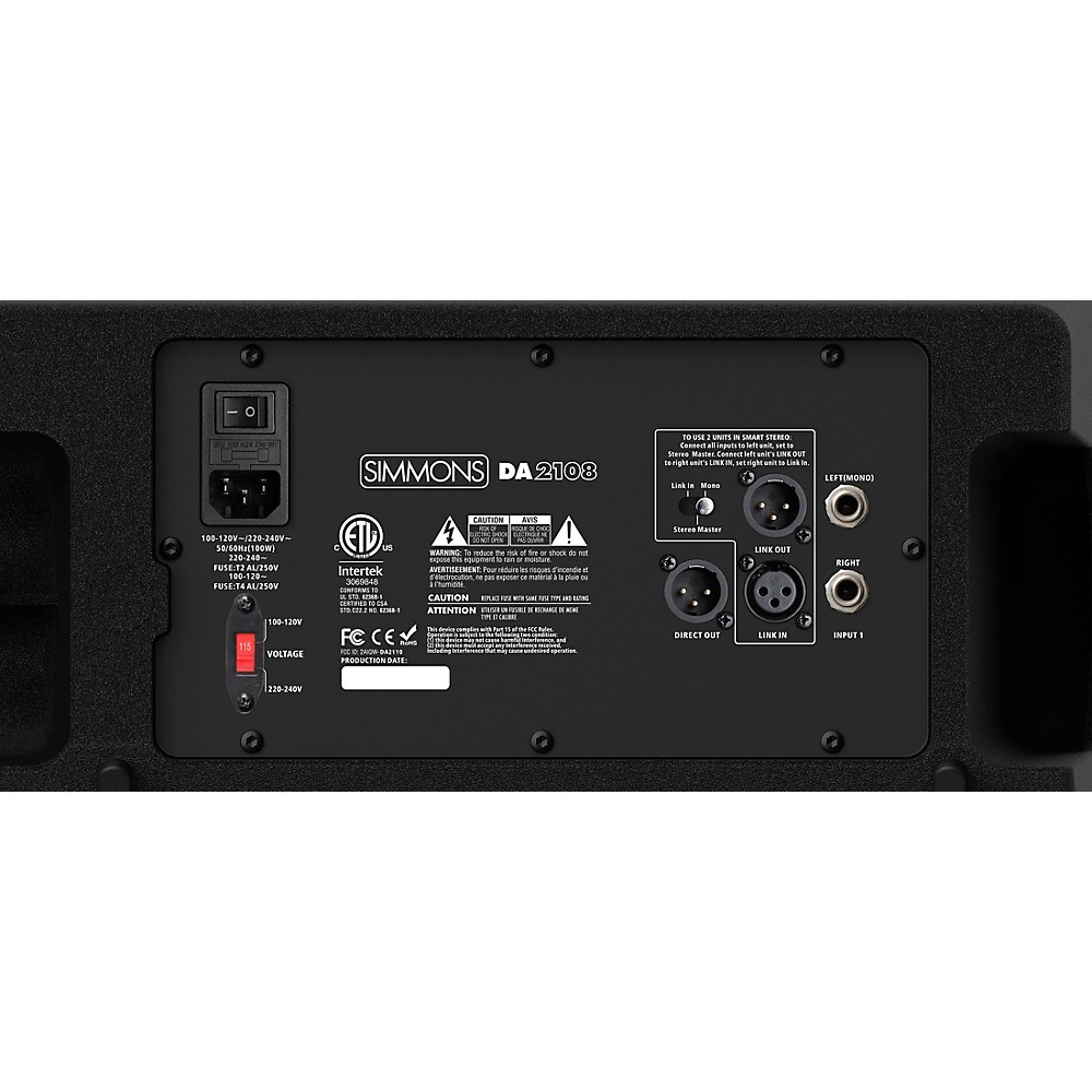 Simmons DA2108 Advanced Drum Amp