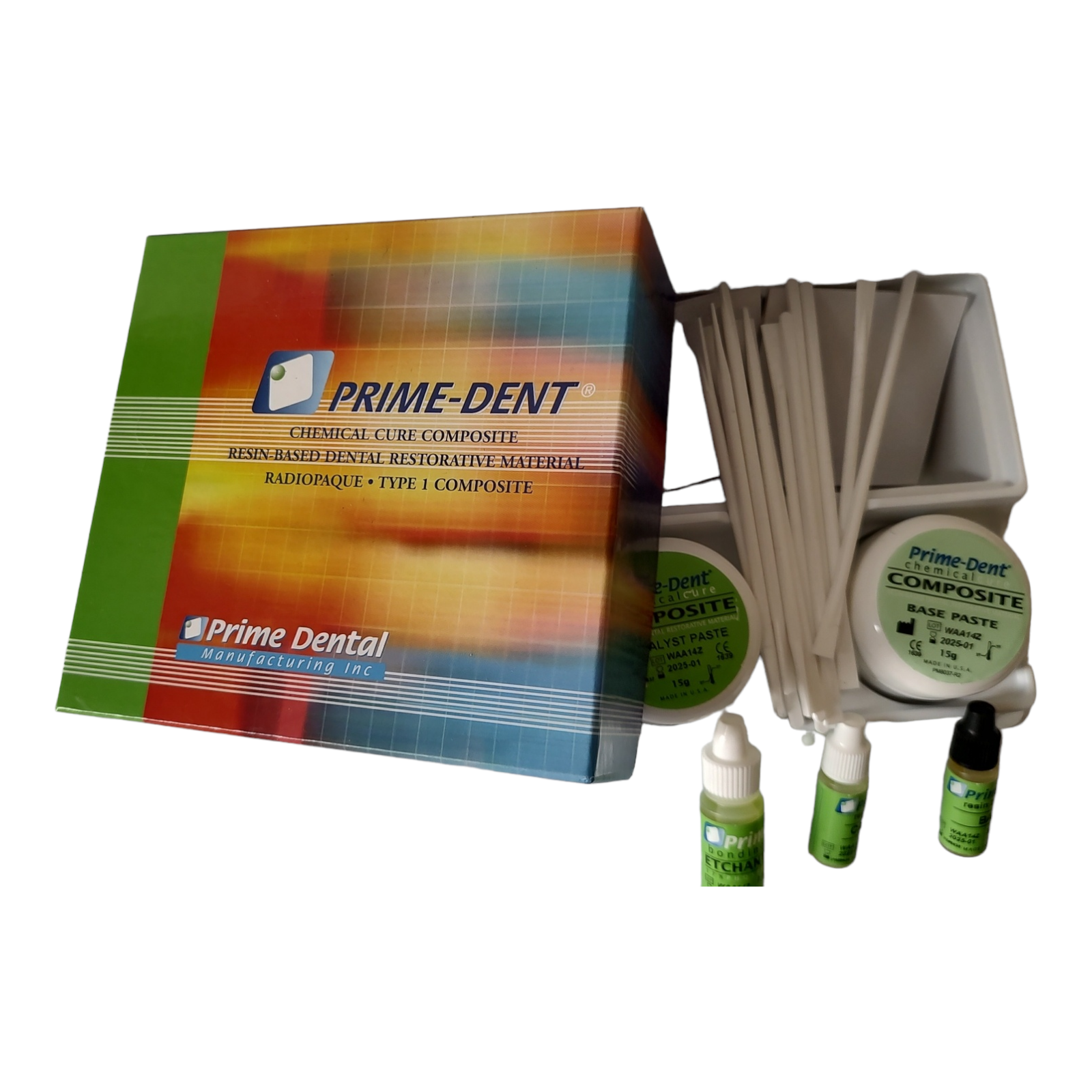 Temporary repair kit for cracks or chips on a tooth