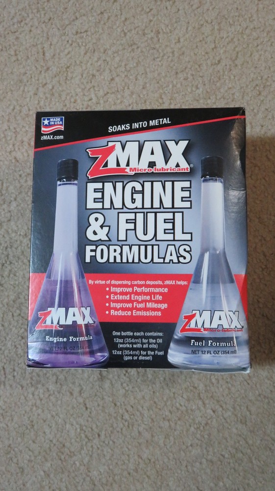 NEW zMAX Engine & Fuel Formulas Kit (2 pack) - 12 oz. each bottle