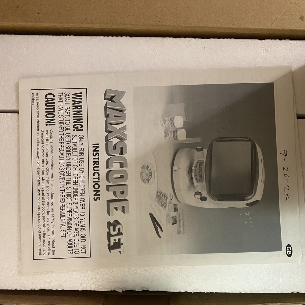 EDU SCIENCE - MAXSCOPE LAB - Max scope Set With 21cm Screen Open Box