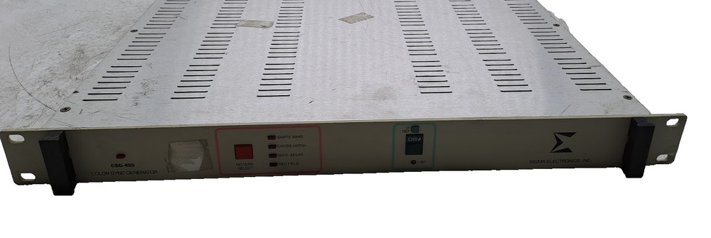 SIGMA ELECTRONICS CSG-455 COLOR SYNC GENERATOR