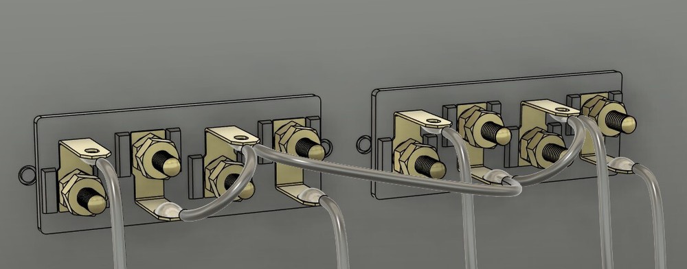 Harman/Kardon 330C speaker terminal upgrade kit