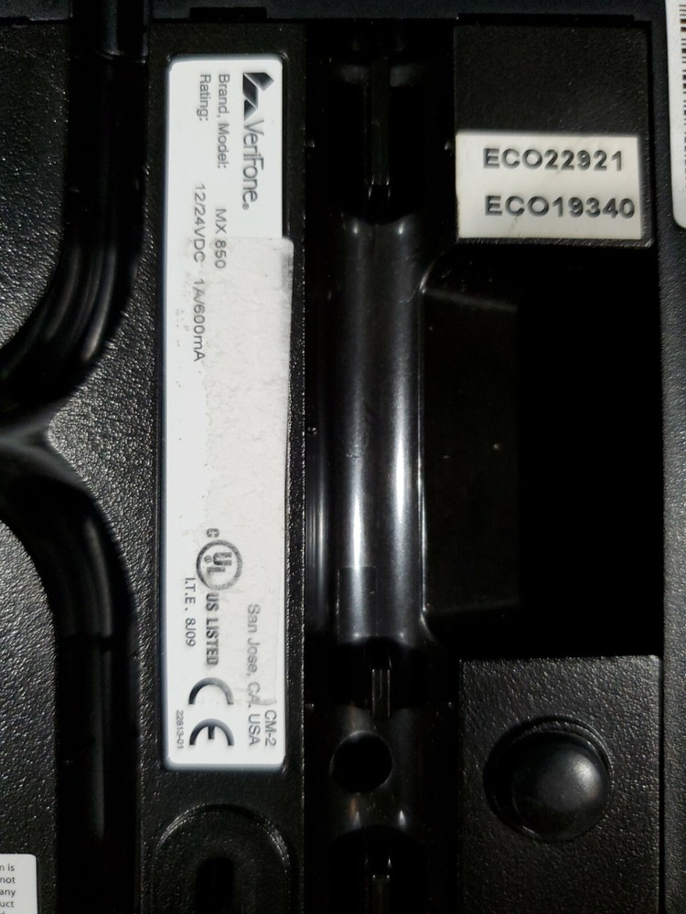 Verifone Ruby , Sapphire , CPU5 MX850 Pinpad.